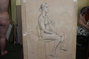 Figure drawing in Art Academy USA