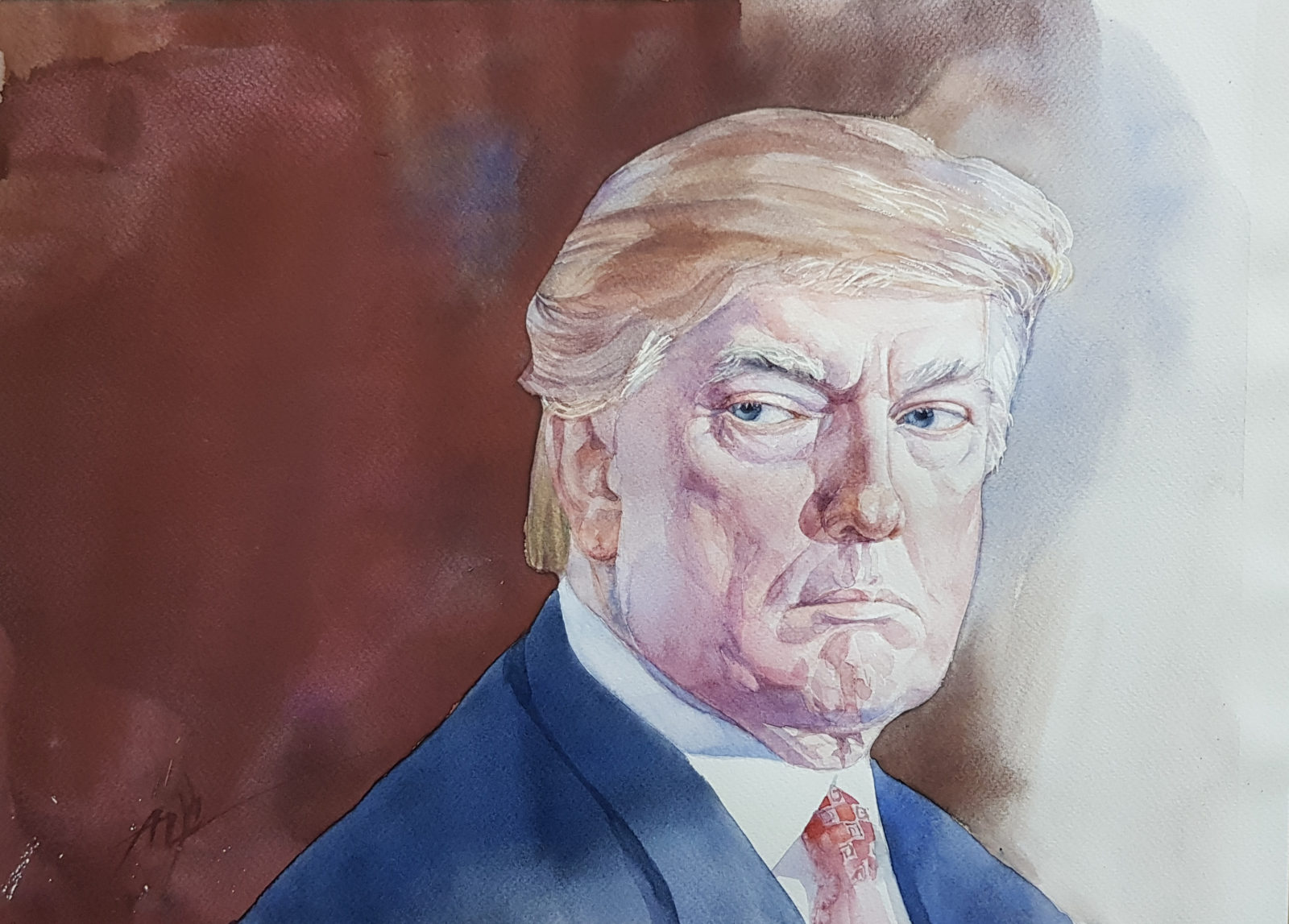 Trump-portrait-by-Alexander-Zastanchenko