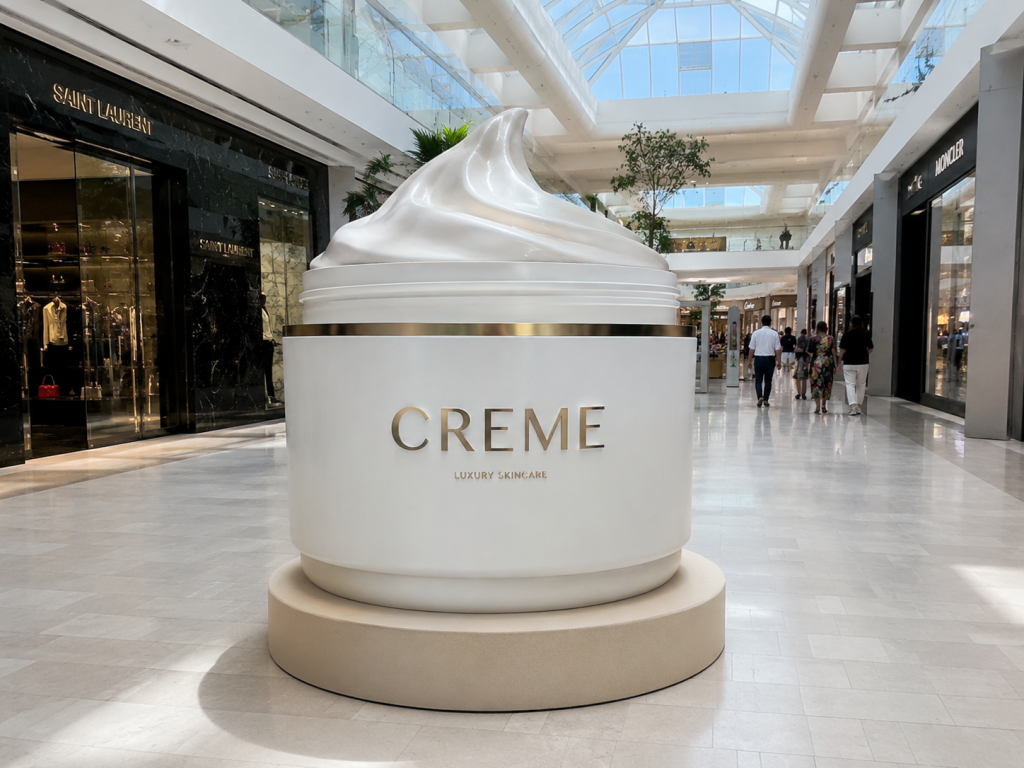 mall activation of the cosmetics brand in florida 
