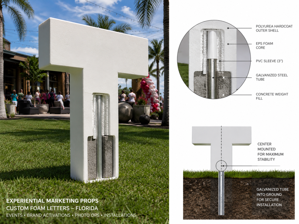 Marketing foam props installation guide